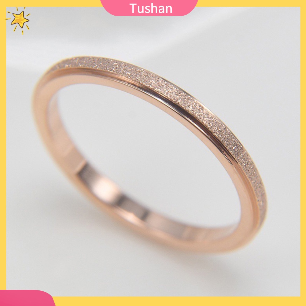 Nhẫn Cưới Bằng Thép Titanium Cho Nam Và Nữ