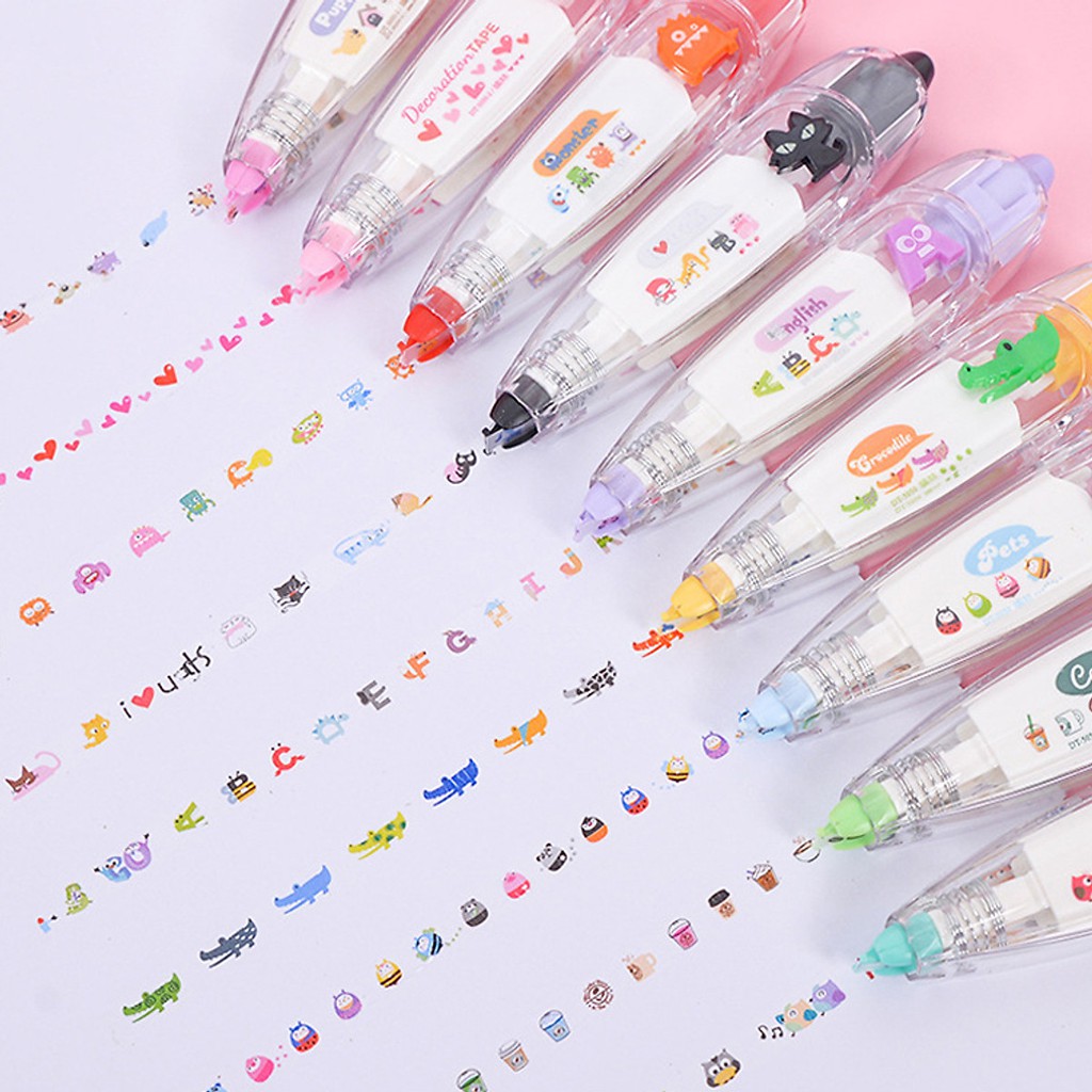 Bút Xoá Keo Hình Dán dễ thương, bút sticker đáng yêu