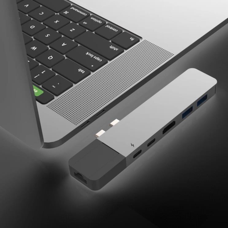 Cổng Chuyển Hyperdrive Net 6-in-2 Usb-C Cho Macbook,PC,Devices Chính Hãng