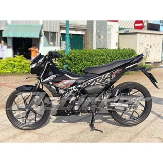 Tem Satria mẫu zin - in cực chuẩn - Rời xe đen