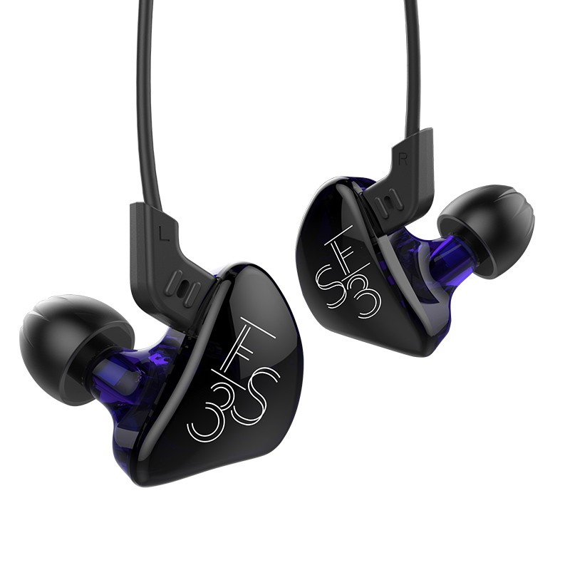 KZ ES3 Hybrid Dynamic And Balanced Armature Earphone In Ear HIFI DJStereo Headset Suitable Bluetooth