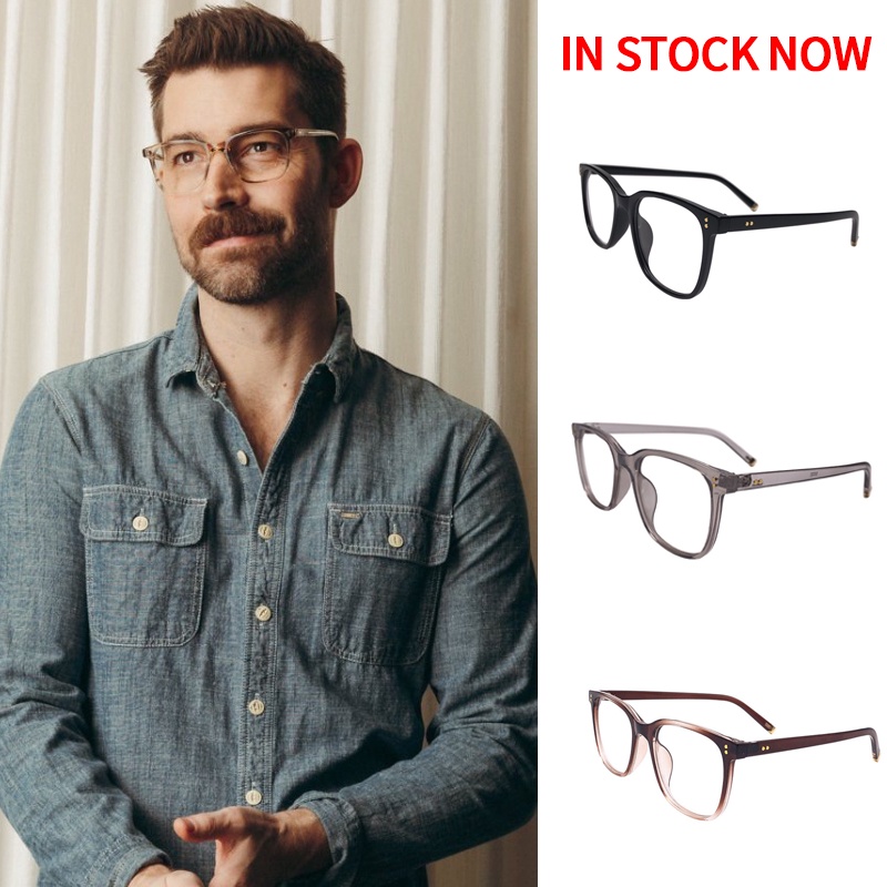 Kính mắt gọng chữ nhật chống tia UV phong cách phương tây thời trang cổ điển dành cho cả nam và nữ