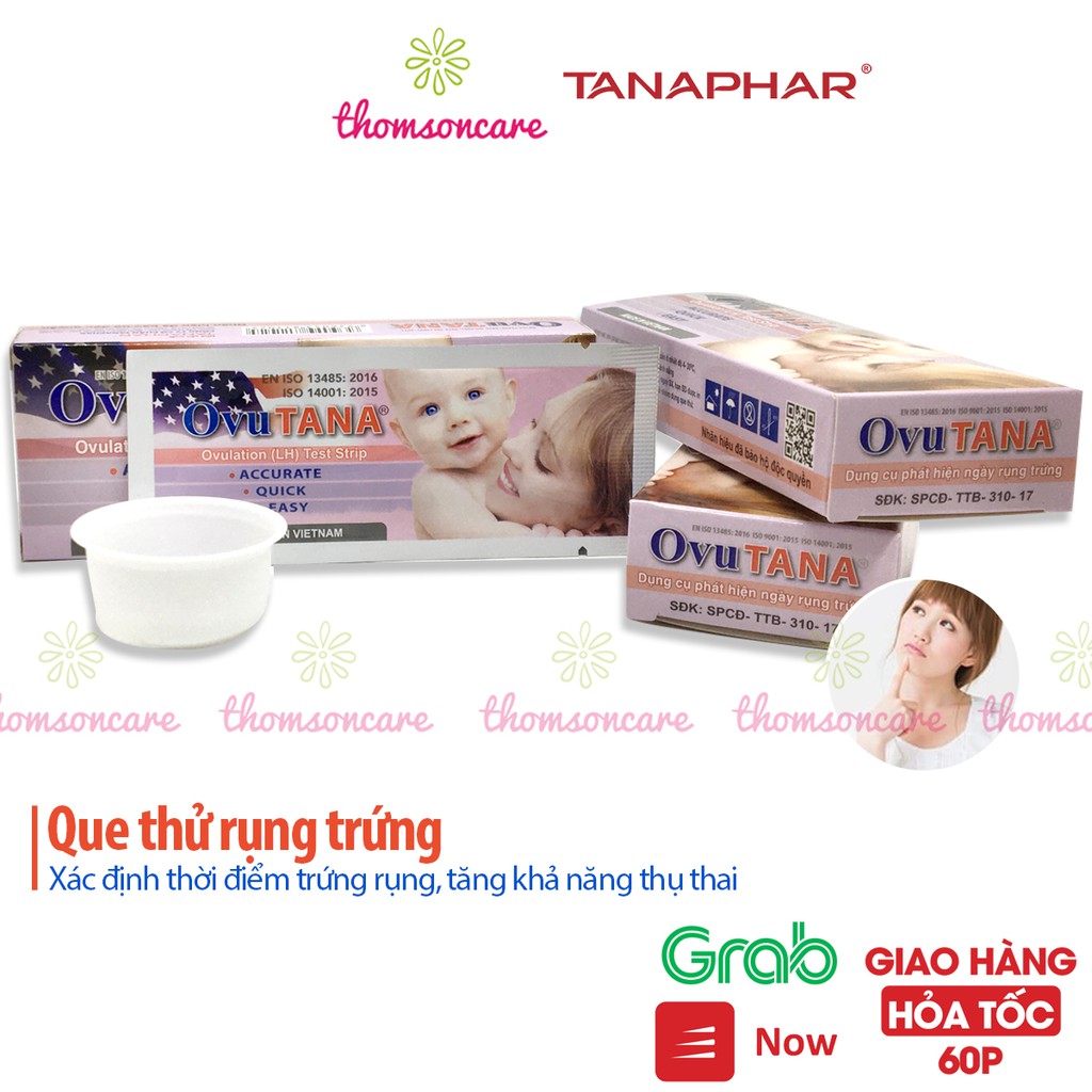 Que thử rụng trứng Ovutana - Chính xác cao - Hộp 1 que - Chính hãng.