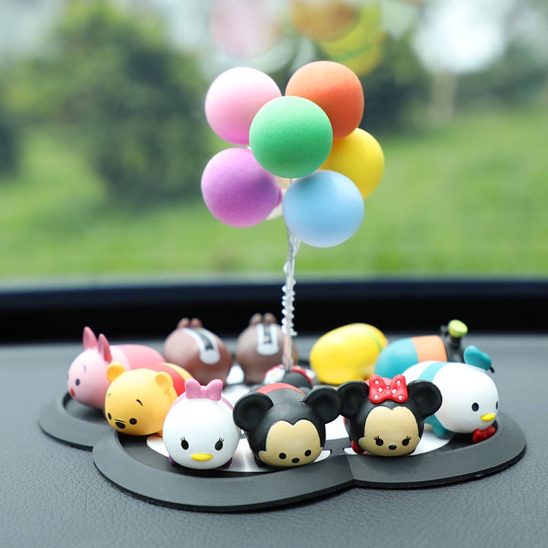 Car Interior Decoration Ornament Women's Car Car Creativity Cartoon Cute Cute Internet Celebrity Little Doll Car Decoration Supplies car accessories WUbV