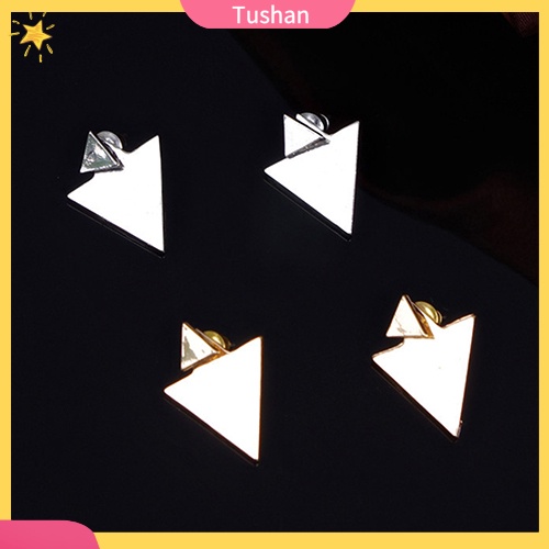 Hoa tai kiểu dáng tam giác thời trang phong cách cho nữ