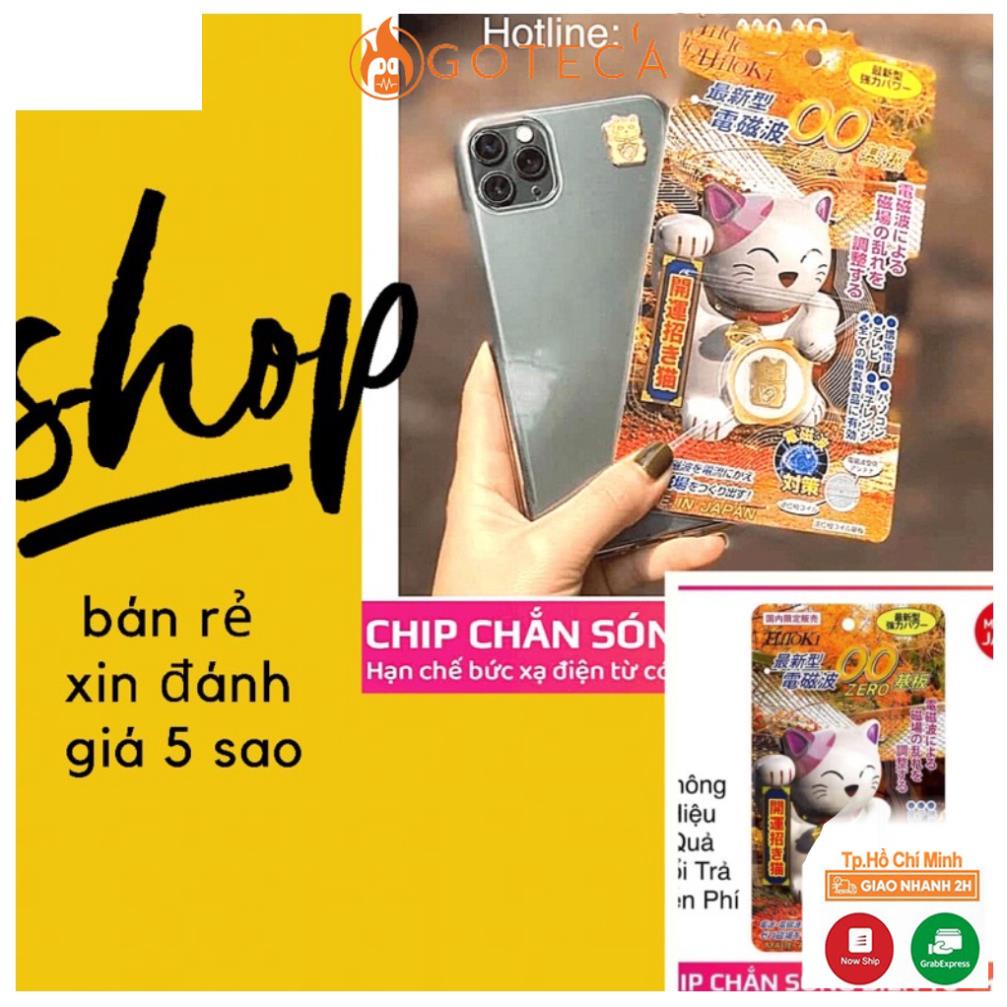 mèo thần tài, chip ngăn bức xạ điện từ, HiToKi, chắn sóng điện từ trên điện thoại, laptop, đồ chơi điện tử trẻ em