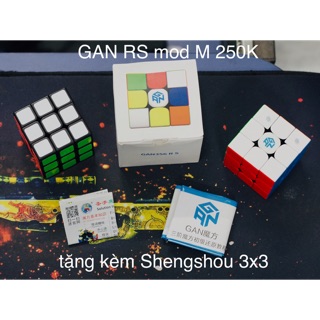 [tặng kèm Rubik] GAN RS đã mod M, tặng kèm Shengshou 3×3