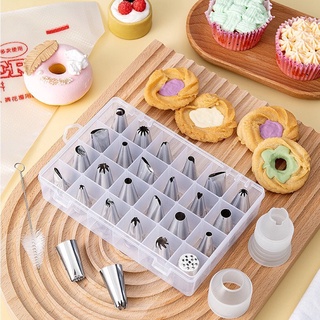 Bộ 24 đui bắt bông kem trang trí - làm bánh kem trang trí