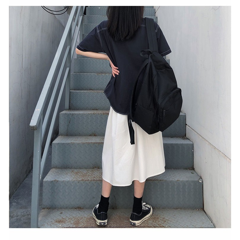 Chân Váy Xòe Kaki - Váy Nữ Ulzzang Cạp Chun Co Dãn 2 Màu CV03 | BigBuy360 - bigbuy360.vn