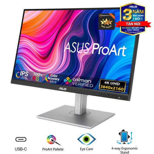 Màn hình ASUS ProArt PA279CV 27″(4K/IPS/60Hz/5ms) - Hàng Chính Hãng