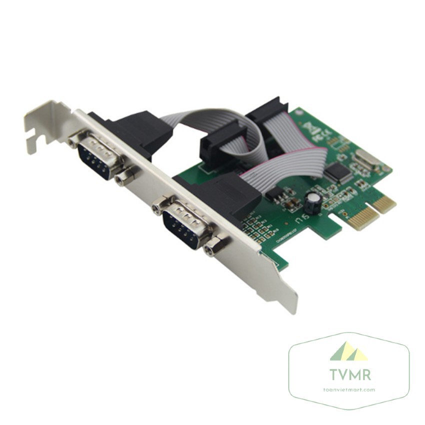 Card Chuyển Đổi PCI Express Sang 2 Com  Dùng Cho Main h61