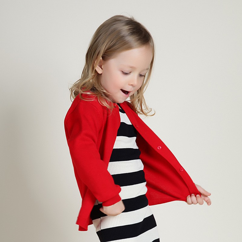 Áo Khoác Cardigan Dệt Kim Cho Bé