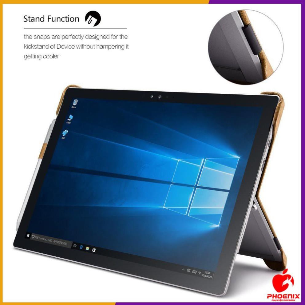 Ốp lưng da thật Icarer Surface Pro 4,5,6,7 - Hàng chính hãng