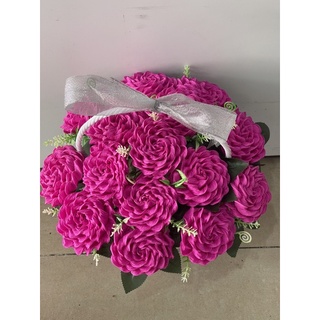 Lẵng Hoa hồng giấy nhún
