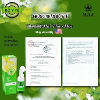 Sữa rửa mặt tạo bọt Dr Mai, Cleansing foam 100ml sạch sâu dịu nhẹ dành cho da dầu da nhạy cảm phù hợp mọi loại da mụn