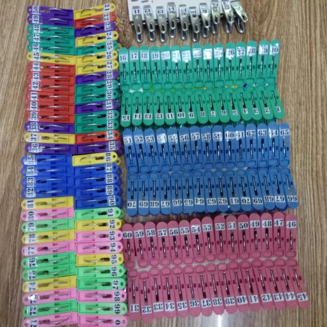 1 vỉ 30c Kẹp mã số live stream bán hàng online.