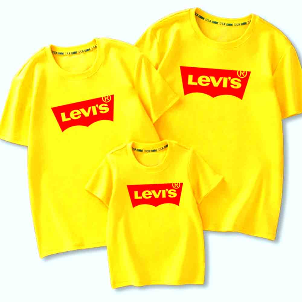 Áo thun gia đình xanh thiên thanh leviss cực đẹp , sản phẩm tận xưởng vải đẹp , giá tốt ,đủ màu