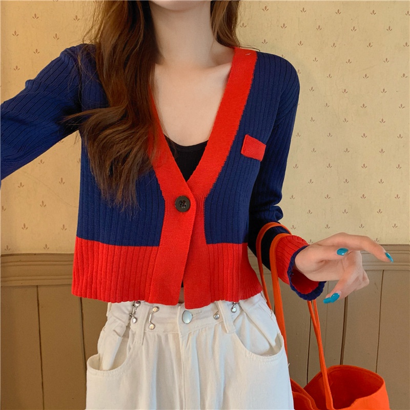 Áo khoác cardigan Xinlanyashe dệt kim mỏng tay dài thời trang thu đông Hàn Quốc mới 2022 áo len cổ trái tim nữ