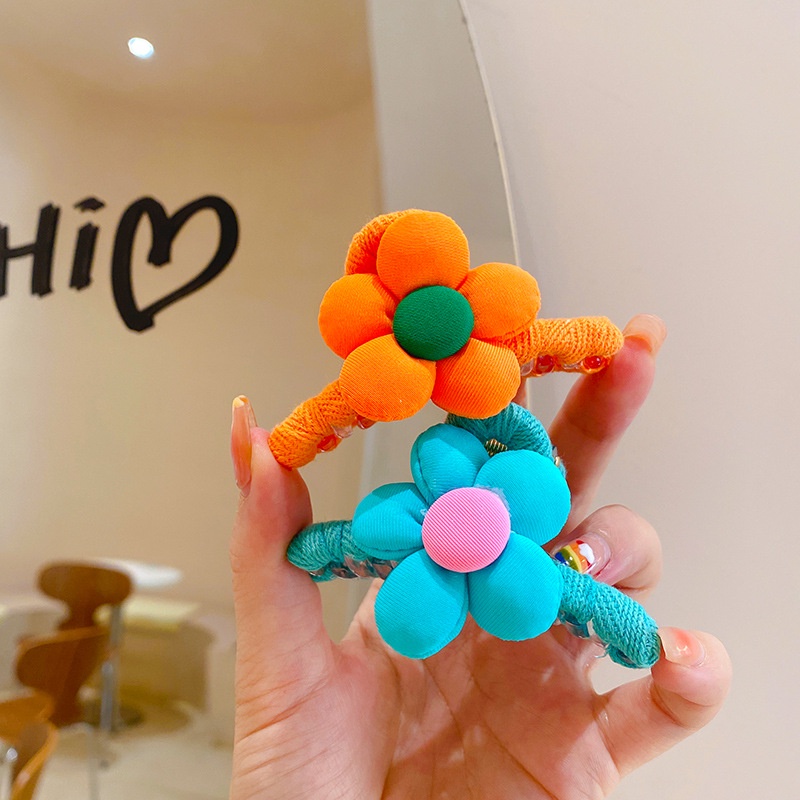 Kẹp Tóc Đính Hoa Nhỏ Dễ Thương Phong Cách Hàn Quốc Cho Bé Gái