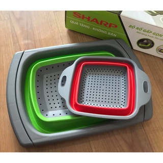 BỘ RỔ GẤP GỌN THÔNG MINH SHARP