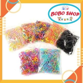 100 dây chun cột tóc, buộc tóc đủ màu đẹp style hàn quốc bo k04