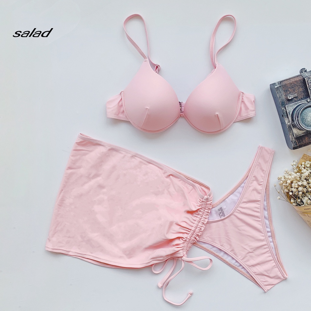 Bộ đồ bơi hai mảnh màu sắc tươi sáng thời trang mùa hè cho nữ
 | BigBuy360 - bigbuy360.vn