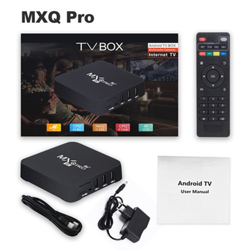 Tv Box Mxq Pro 4k Android 10.1 Chất Lượng Cao Và Phụ Kiện