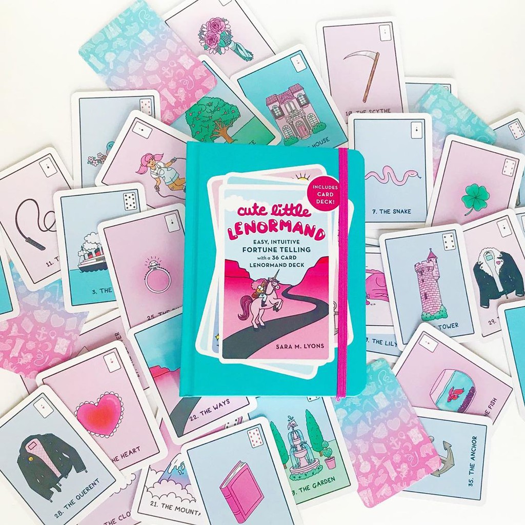 Bộ Bài Cute Little Lenormand (Mystic House Tarot Shop) - Bài Gốc Authentic Chính Hãng 100%