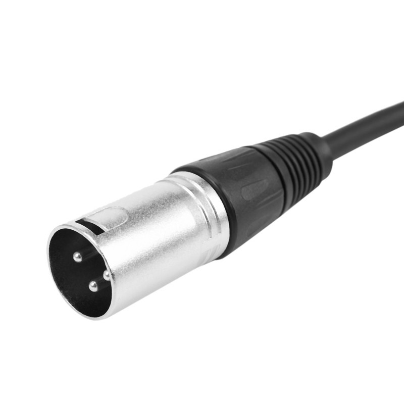 0.3 Meters 3.5Mm Male Jack Plug to 3 Pin Xlr Male Shielded Stereo Cable for Microphone Audio Record