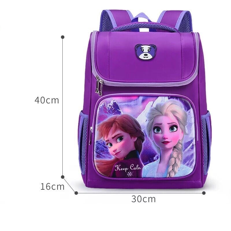 Balo học sinh đi học tiểu học cho bé trai, bé gái chống gù, chống thấm nước cao cấp in hình 3D sắc nét