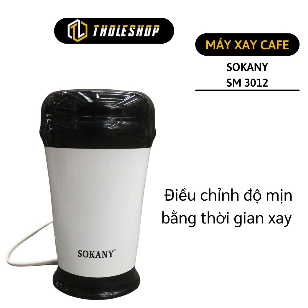 [SGD] Máy Xay Cà phê, bột khô, các loại hạt SOKANY SM 3012 cao cấp 2228