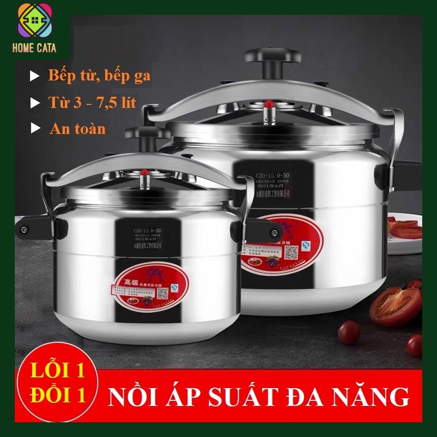Nồi Áp Suất Sikma Đa Năng - An Toàn - Dùng Cho Bếp Gas Bếp Hồng Ngoại Bếp Từ- Nấu ón ngon mỗi ngày