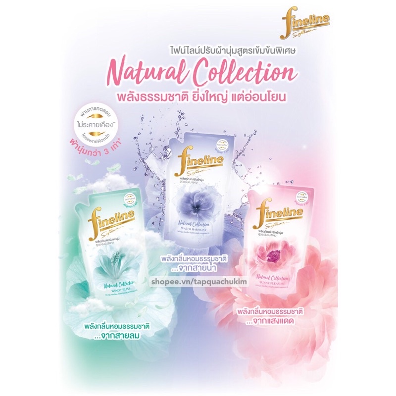 Nước xả FINELINE 1.4L Thái hương Water Harmony (thơm hơn COMFORT Thái) - tapquachukim
