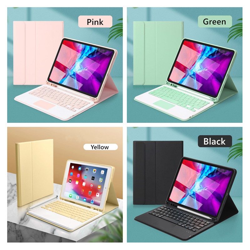 NIXXOS Bao da máy tính bảng kèm bàn phím cảm ứng cho iPad 10.2 iPad 7th 8th 9th Gen Air 4th Gen&amp;Pro 11 2021/2020