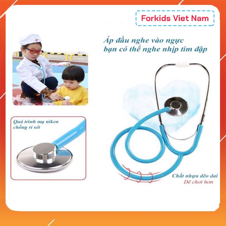 Ống tai nghe Bác sĩ cho bé hàng cao cấp - Bé tập làm bác sỹ nhí