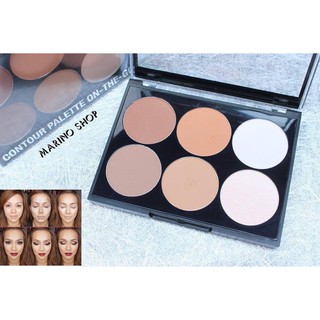Phấn tạo khối và highlight 6 Ô CITY COLOR COLLECTION