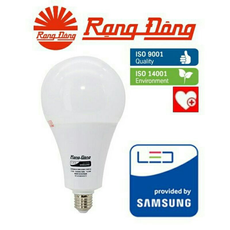 Bóng LED Rạng Đông,chíp LED SAMSUNG,2 Năm bảo hàng