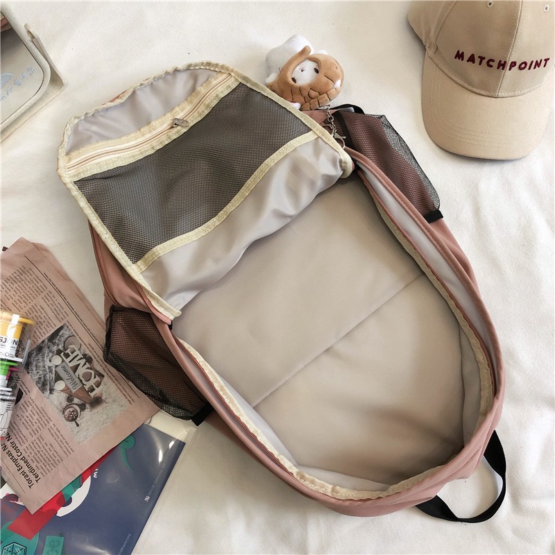 Balo Đi Học Đẹp Balo Ulzzang Hàn Quốc Unisex Phong Cách Trẻ Trung Năng Động