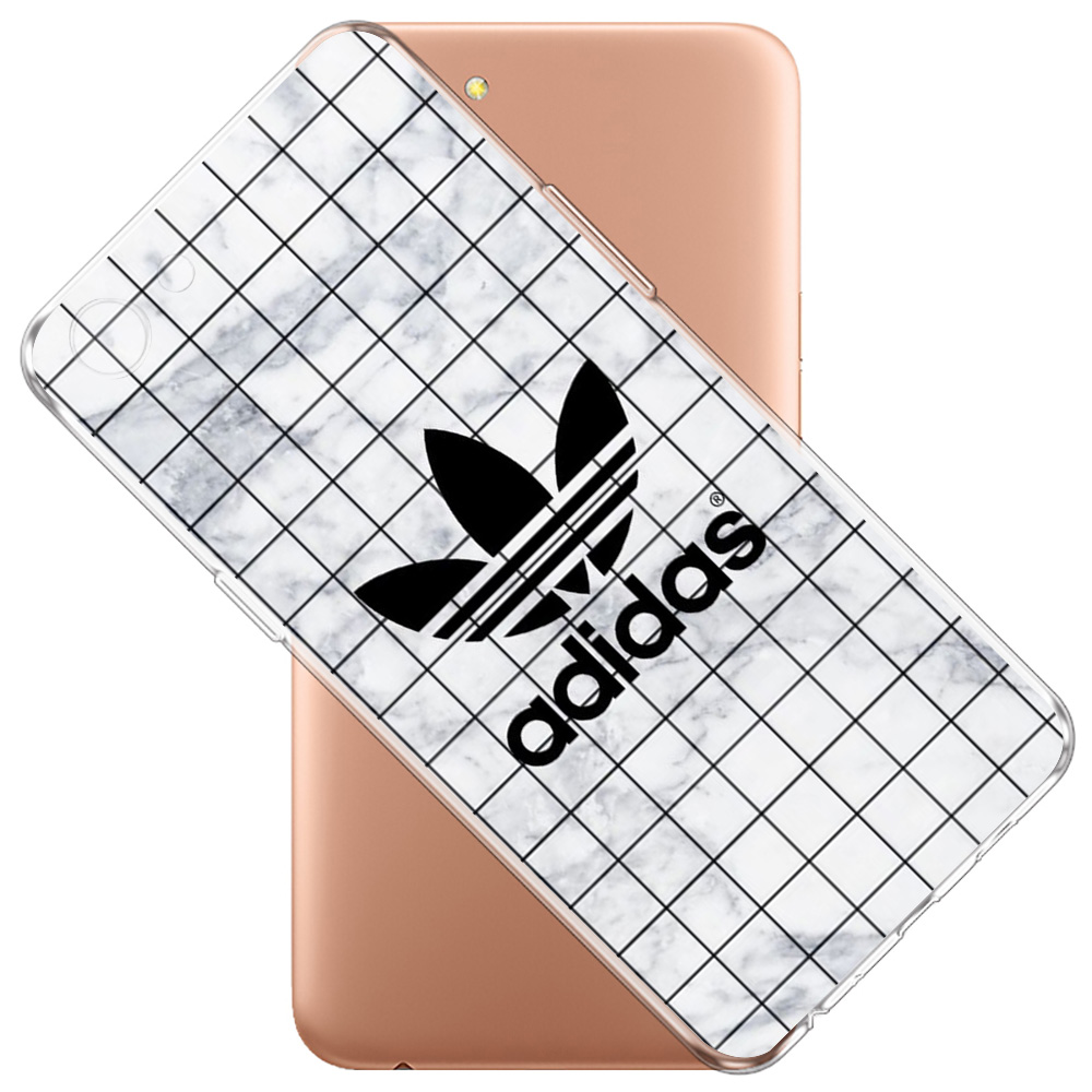 Ốp Điện Thoại Trong Suốt In Logo Adidas Thời Trang Cho Oppo A3S A5 A37 Neo 9 A39 A57 A5S A7 A59 F1S A73 A77 F3 F5 2018 C49