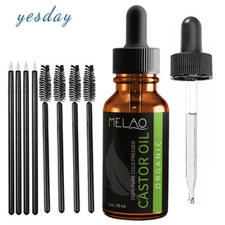 (Hàng Mới Về) Dầu Thầu Dầu Kích Thích Mọc Lông Mi / Lông Mày 30ml