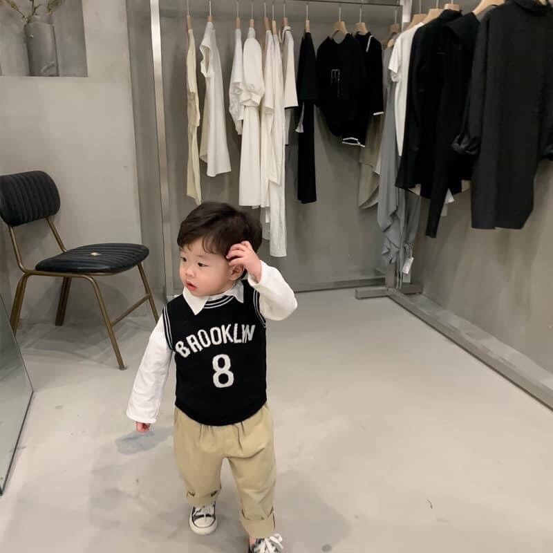 Áo gile len Brooklyn