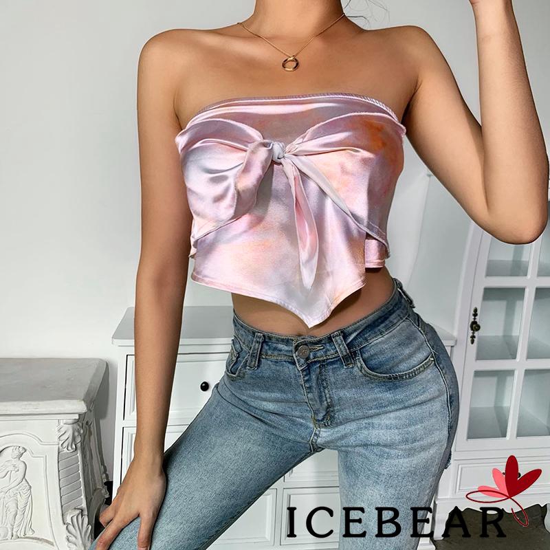 Áo Ống In Họa Tiết Gợi Cảm Cho Nữ