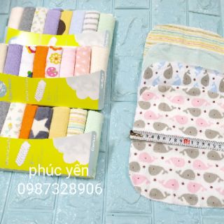 SÉT 8 KHĂN MẶT HÃNG GERBER CHO BÉ SƠ SINH(0-1y) (SP000581)