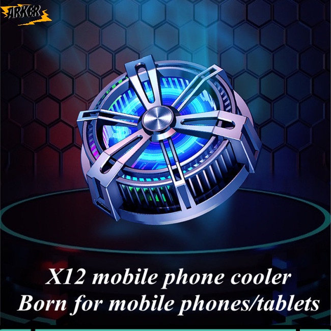 Quạt Tản Nhiệt Bán Dẫn Làm Mát Nhanh Di Động Cho Điện Thoại Android / Máy Tính Bảng X12