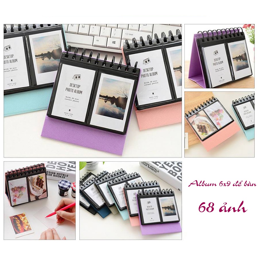 Album ảnh để bàn lò xo đẹp để được 68 ảnh 6x9