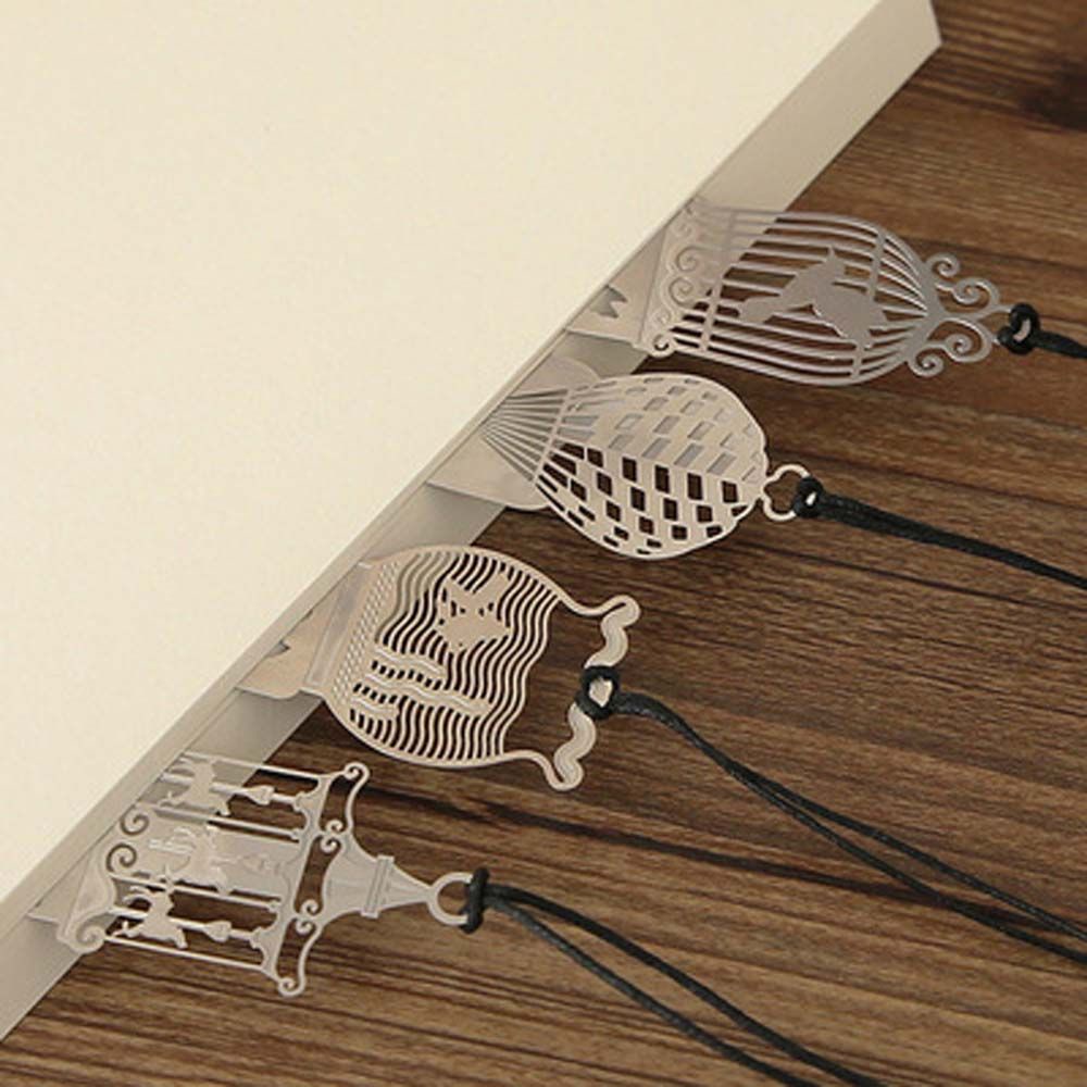 Kẹp đánh dấu trang sách đa năng thiết kế đục lỗ độc đáo tiện dụng cho trường học/ văn phòng