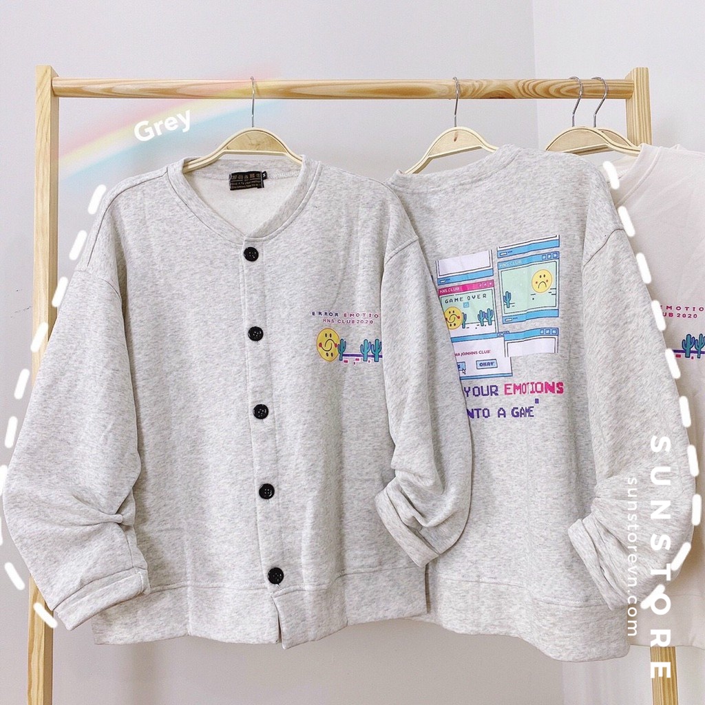 Áo khoác nỉ nữ dài tay 2 mẫu