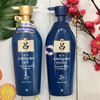 DẦU GỘI/ DẦU XẢ TRỊ GÀU VÀ NGỨA DA DẦU RYO CHEONGA (DA KHÔ VÀ DA THƯỜNG) 500ml