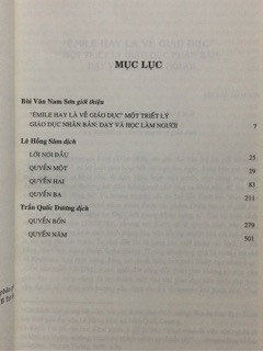 Emile Hay Là Về Giáo Dục