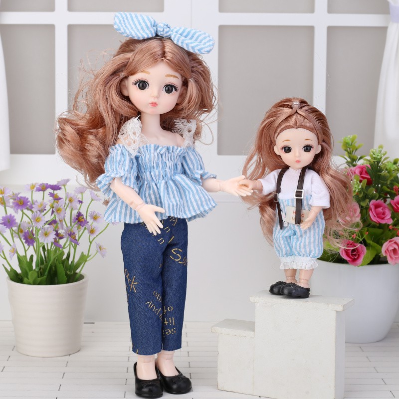 Bộ Đồ Chơi Búp Bê Công Chúa Barbie 30cm Dễ Thương Cho Bé Gái